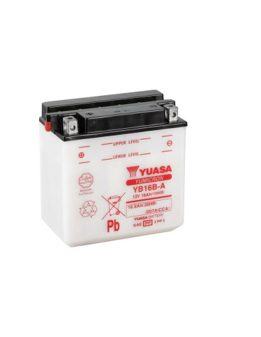 YUASA Battery Conventional without Acid Pack - YB16B-A