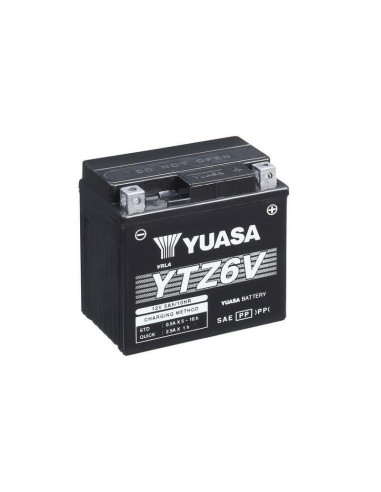 YUASA W/C Battery Maintenance Free with Acid Pack - YTZ6V
