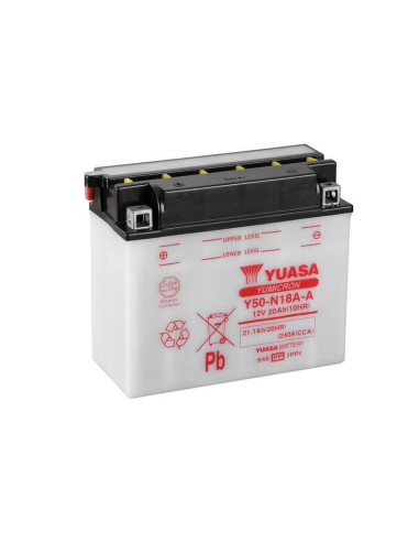 Batterie YUASA conventionnelle sans pack acide - Y50-N18A-A