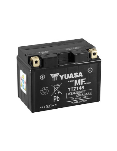 YUASA Battery Maintenance Free with Acid Pack - TTZ14S