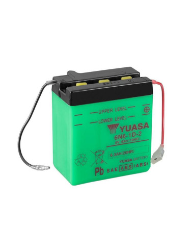 YUASA Battery Conventional without Acid Pack - 6N6-1D-2