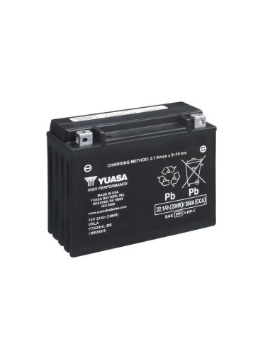 YUASA Battery Maintenance Free with Acid Pack - YTX24HL-BS