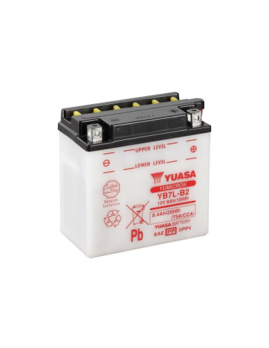 YUASA Battery Conventional without Acid Pack - YB7L-B2