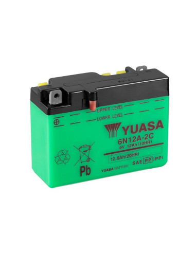 YUASA Battery Conventional without Acid Pack - 6N12A-2C/B54-6