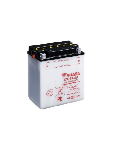 YUASA Battery Conventional without Acid Pack - 12N14-3A