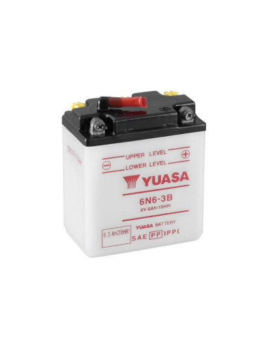 YUASA Battery Conventional without Acid Pack - 6N6-3B