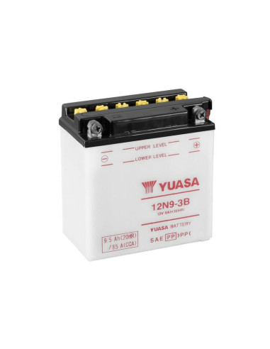 Batterie YUASA conventionnelle sans pack acide - 12N9-3B