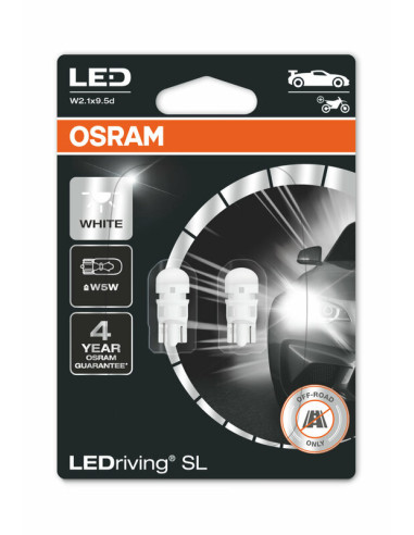 OSRAM Retrofit LEDriving W5W Light Bulbs 12V 0,8W