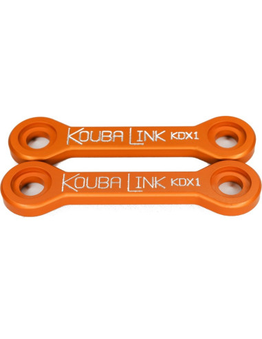 Kit de rabaissement de selle KOUBALINK (29.2 mm) orange - Kawasaki KDX200 / 220