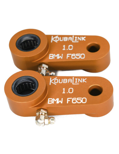 Kit de rabaissement de selle KOUBALINK (25.4 mm) orange - BMW F650 Funduro