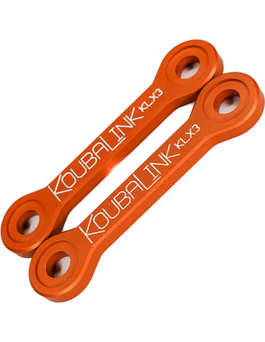 KOUBALINK Lowering Kit (25.4 - 31.8 mm) Orange - Kawasaki KLX250R / 300R