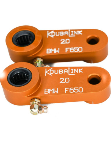 Kit de rabaissement de selle KOUBALINK (50.8 mm) orange - BMW F650 Funduro
