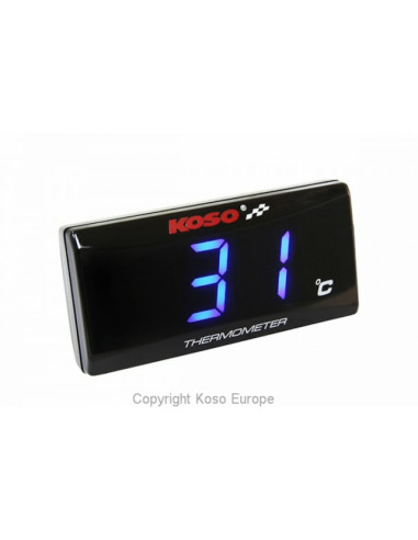Koso Super Slim Style Temperature Indicator Universal