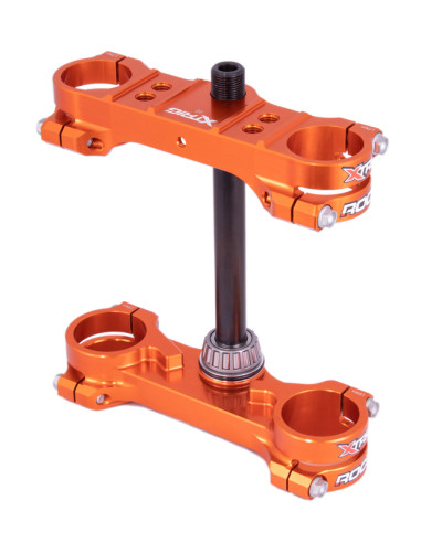 XTRIG Rocs Tech Triple Clamp Offset 22 mm - Orange KTM SX65