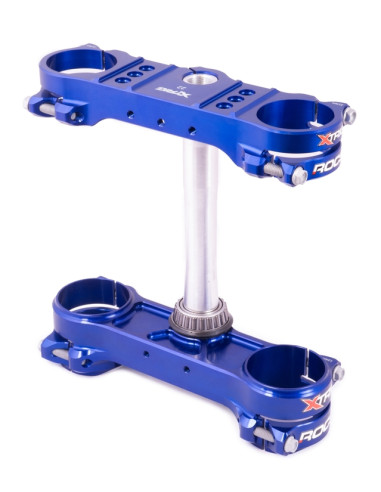 X-Trig ROCS triple clamps blue Husqvarna TC/TE/FE 125
