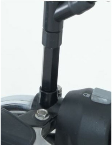 R&G RACING Mirror Riser Universal M10 x 1,25 x 15mm x 45mm - Black