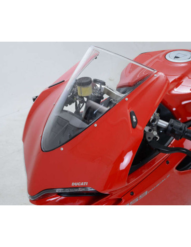 R&G RACING Mirror Blanking Plate - Black Ducati 959/1299 Panigale