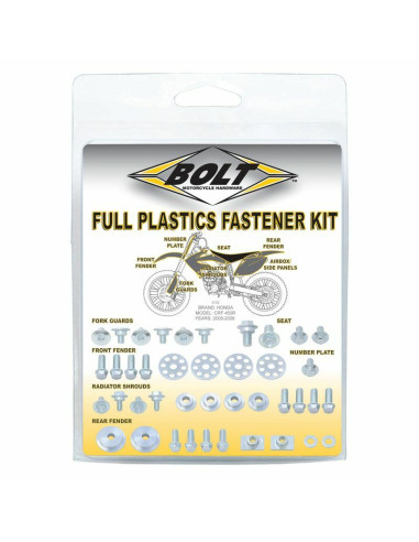BOLT Plastics Fastening Kit Stainless Steel Honda CRF 250/450R