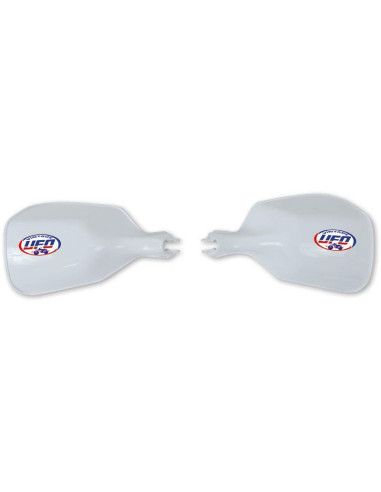 UFO Handguards White Drum Brake