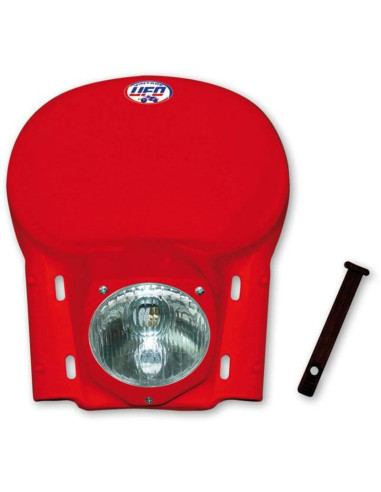 UFO Universal Vintage Headlight Red 1978-1989