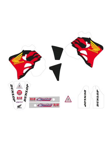 TECNOSEL Stickers Kit Team Honda USA 1992