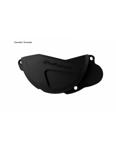POLISPORT Clutch Cover Protection Black Honda CRF450R/RX