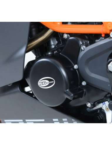 R&G RACING engine case covers black left KTM RC125/200