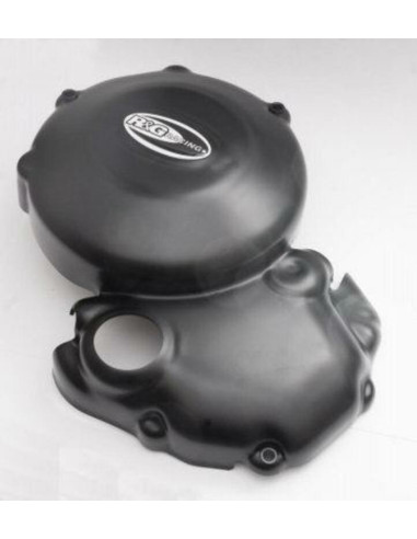 R&G RACING (Generator) Left Crankcase Cover Black Kawasaki ER-6 N/F