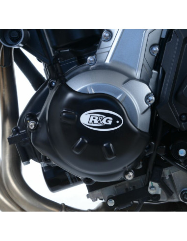 R&G RACING Left Engine Case Cover Black Kawasaki Z650
