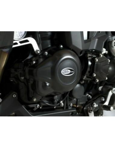 R&G RACING Left Crankcase Cover Black Triumph Tiger 1200 Explorer