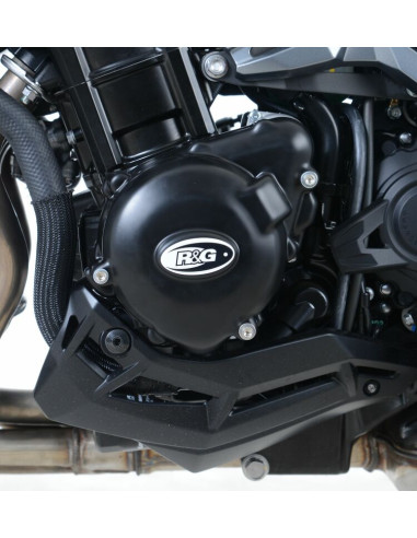 R&G RACING Left Crankcase Cover Black Kawasaki Z900