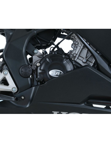 Couvre-carter droit R&G RACING noir Honda CBR250RR