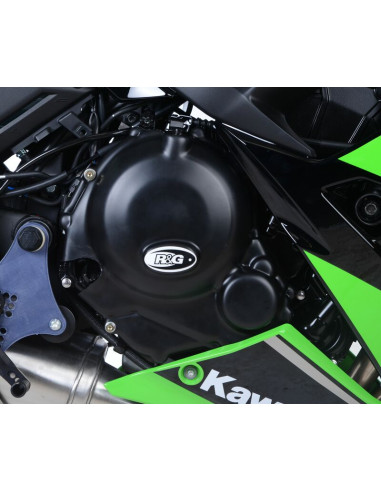 R&G RACING Right Crankcase Cover Black Kawasaki Z650