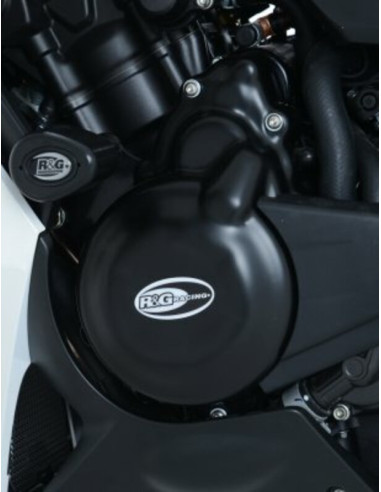 R&G RACING Left Crankcase Cover Black Honda CB500 X/F/R