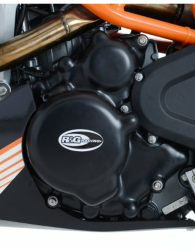 R&G RACING Left Engine Case Cover Black KTM 390 Duke
