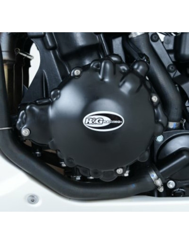Left engine casing protection, R&G RACING black Triumph Speed Triple
