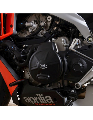 R&G RACING Race Series Engine Case Cover Set - Black Aprilia