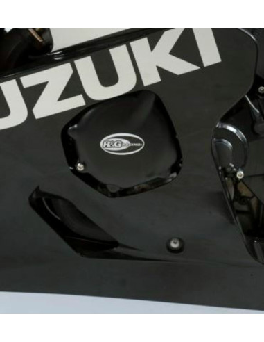 R&G RACING Engine Case Cover Kit Black GSX-R600 (2pcs)