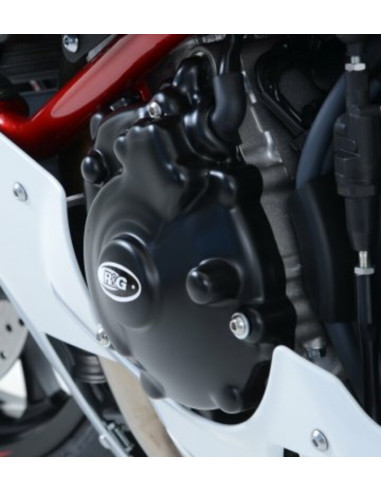 R&G RACING engine case covers black left Yamaha YZF-R1