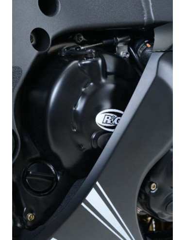 Couvre carter R&G RACING Race Series droit (embrayage) noir Kawasaki ZX10R