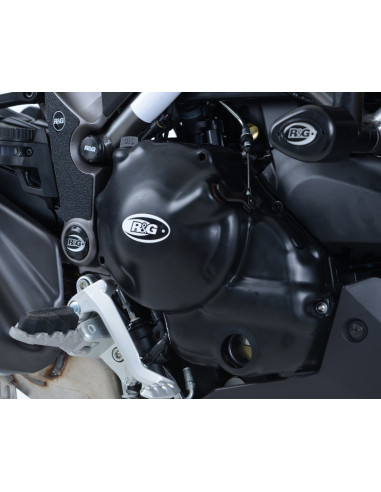 Couvre-carter droit R&G RACING noir Ducati 950 Multistrada