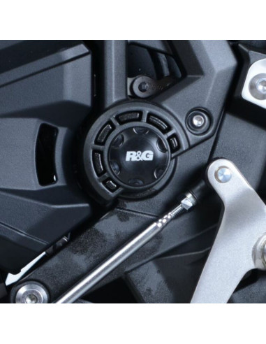 R&G RACING Right Frame Plug Black Kawasaki Z650