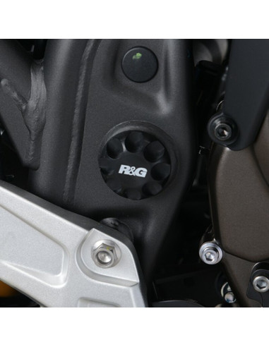 R&G RACING Frame Insert Black Yamaha Tenere 700