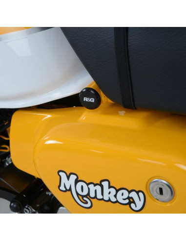 R&G RACING Frame Insert Black Honda Monkey
