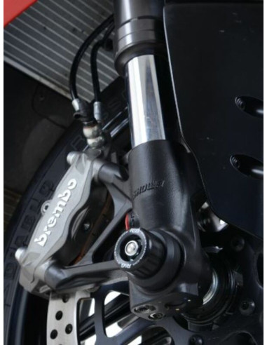 Protection de fourche R&G RACING noir Ducati 1299 Panigale
