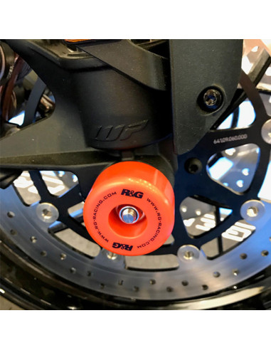 Protection de fourche R&G RACING orange KTM