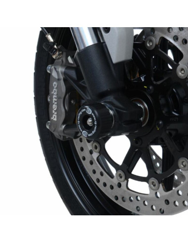 R&G RACING Fork Protectors Black Ducati Scrambler 1100