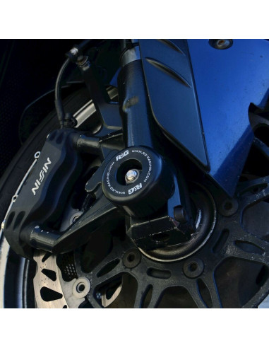 Protection de fourche R&G RACING noir Kawasaki