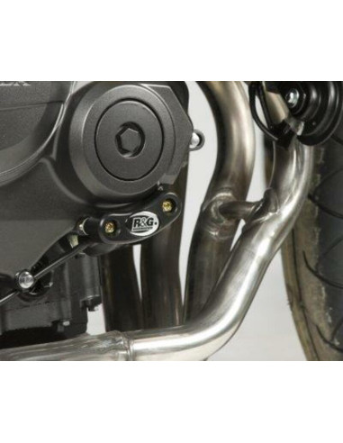 R&G RACING Right Engine Case Slider Black Honda CB/CBR600F