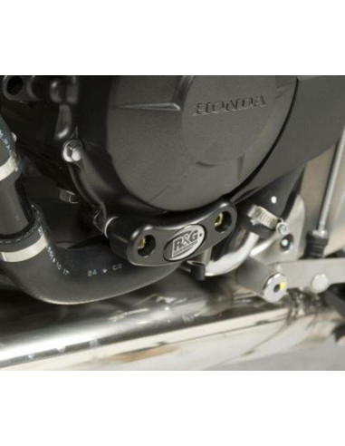 R&G RACING Left Engine Case Slider Black Honda CB/CBR600F